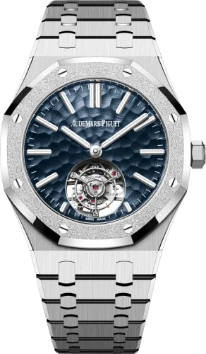 Audemars Piguet Royal Oak Flying Tourbillion White Gold 41mm Blue Dial | 26730BC.GG.1320BC.01