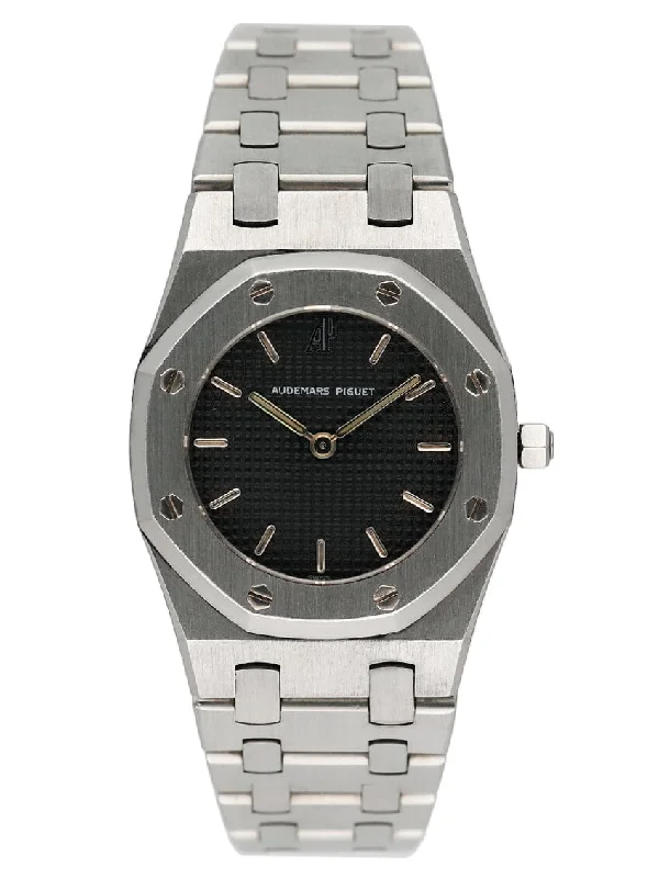 Audemars Piguet Royal Oak 66007ST Black Dial Ladies Watch