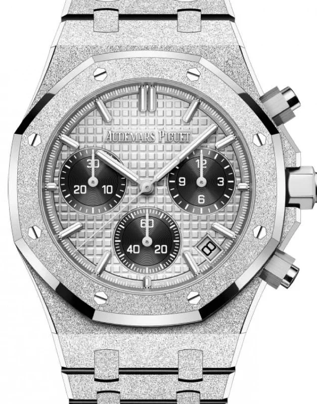 Audemars Piguet Royal Oak Selfwinding Chronograph Frosted White Gold 41mm Grey 26240BC.GG.1324BC.01