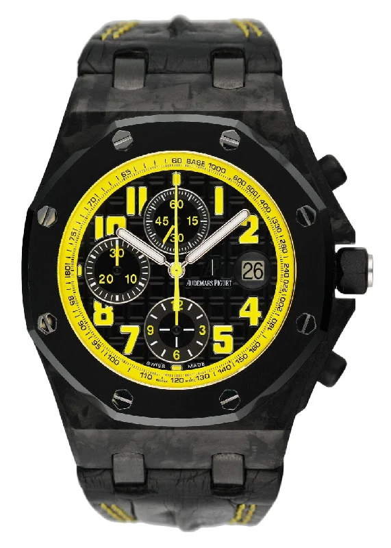 Audemars Piguet Royal Oak Offshore 26176FO Bubblebee Carbon Mens Watch With Papers