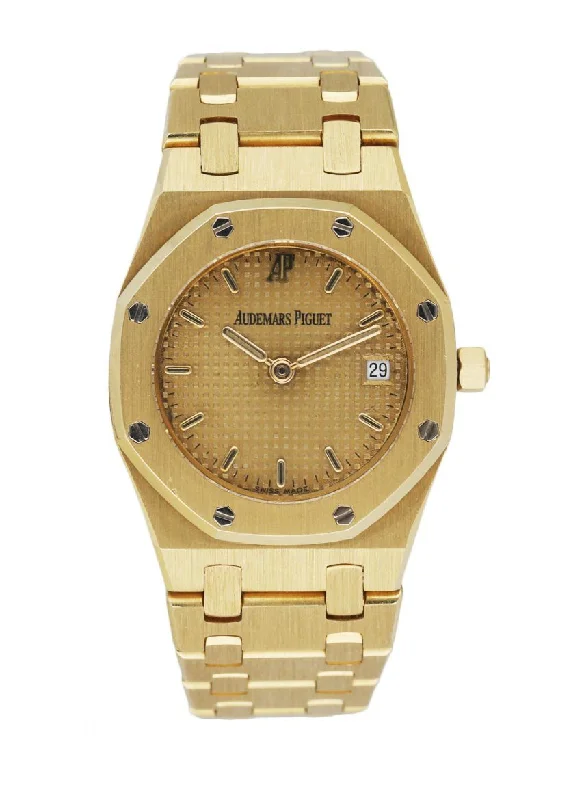 Audemars Piguet Royal Oak 66270BA 18K Yellow Gold Quartz Ladies Watch