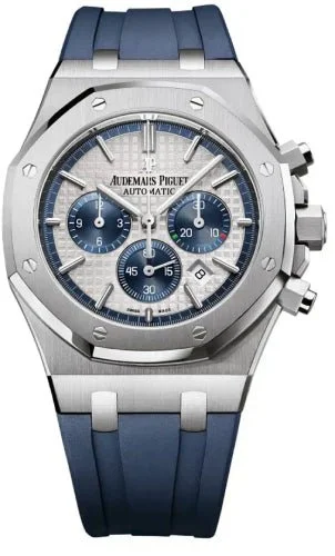 Audemars Piguet Royal Oak Chronograph Watch - Silver Toned - Dial 41mm - 26326ST.OO.D027CA.01