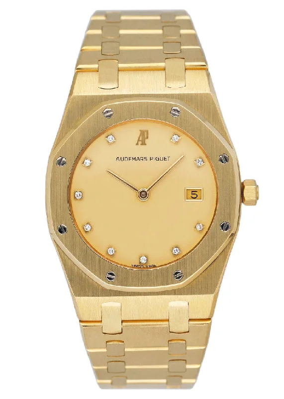 Audemars Piguet Royal Oak 56175BA Diamond Champagne Dial Ladies Watch