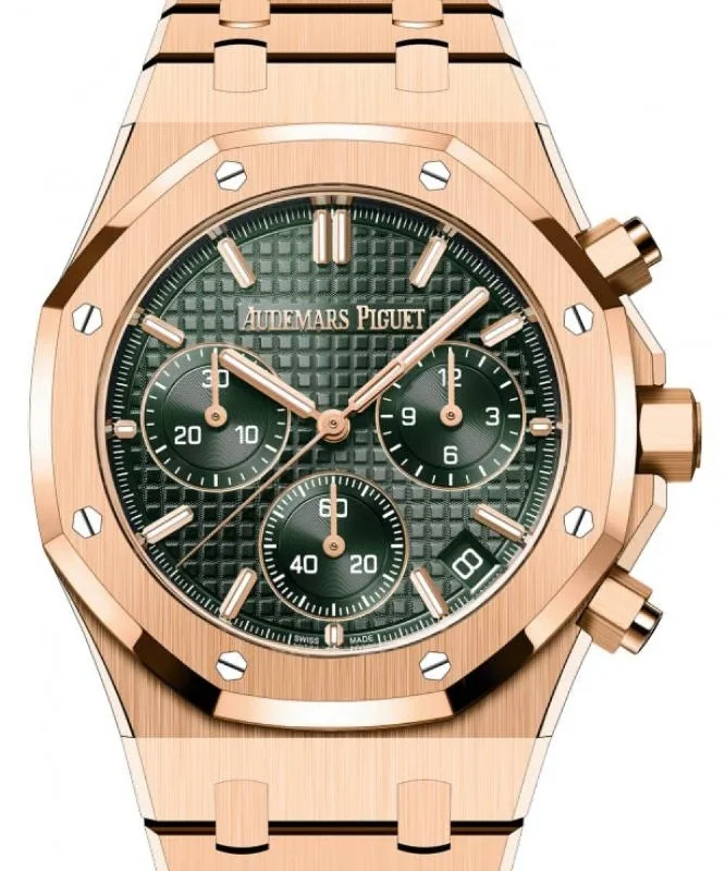 Audemars Piguet Royal Oak Selfwinding Chronograph Rose Gold 41mm Khaki Dial 26240OR.OO.1320OR.04