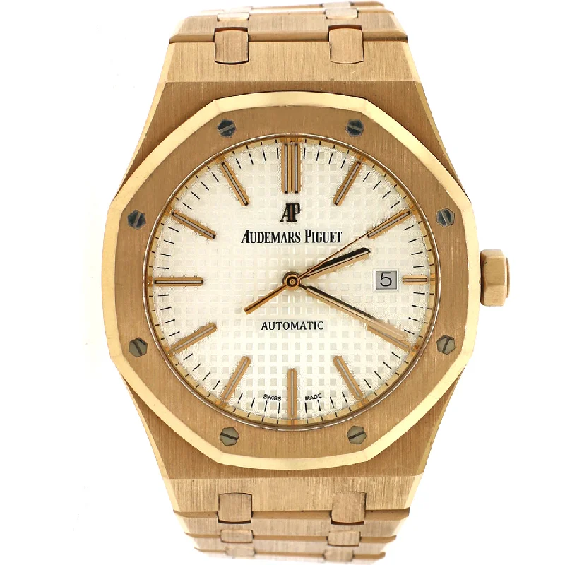 Audemars Piguet Royal Oak Rose Gold 41mm Watch 15400OR.OO.1220OR.02