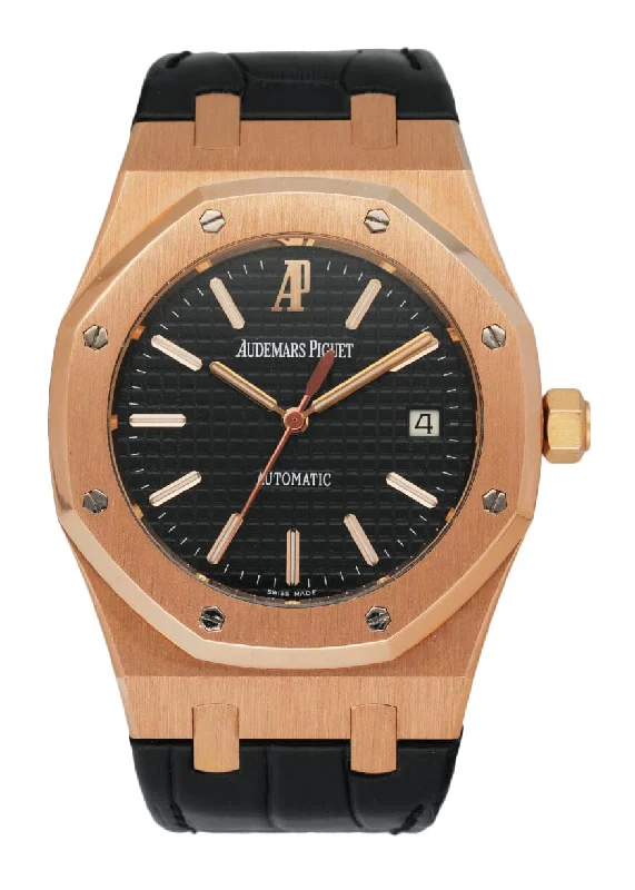 Audemars Piguet 15300OR 18K Rose Gold Men's Watch With Papers