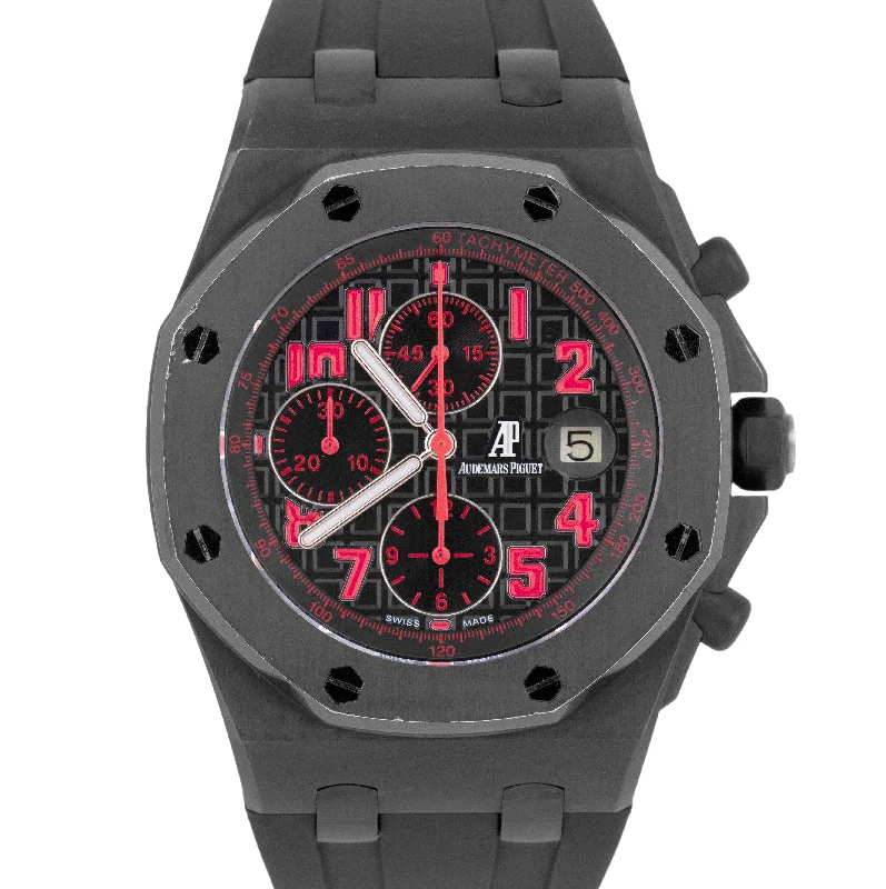 Audemars Piguet Royal Oak Offshore Las Vegas Strip 42mm PVD Black Red 26186SN