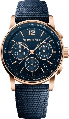 Audemars Piguet Code 11.59 Chronograph 41mm Rose Gold Blue Dial - 26393OR.OO.A027KB.01