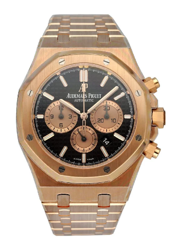 Audemars Piguet Royal Oak 26331OR 18K Rose Gold Chocolate dial Watch